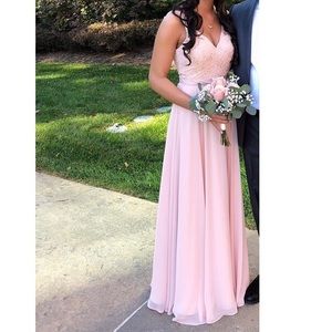 Morilee blush dress
